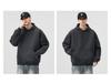 High-End American Men's Heavyweight Pullover Hoodie - Casual Autumn Trendy Jacket