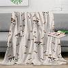Dog Pattern Polyester Blanket - Soft and Warm for Sofa/Bed/Office, Cozy Travel Gift for Pet Lovers, Birthday/Anniversary Gift