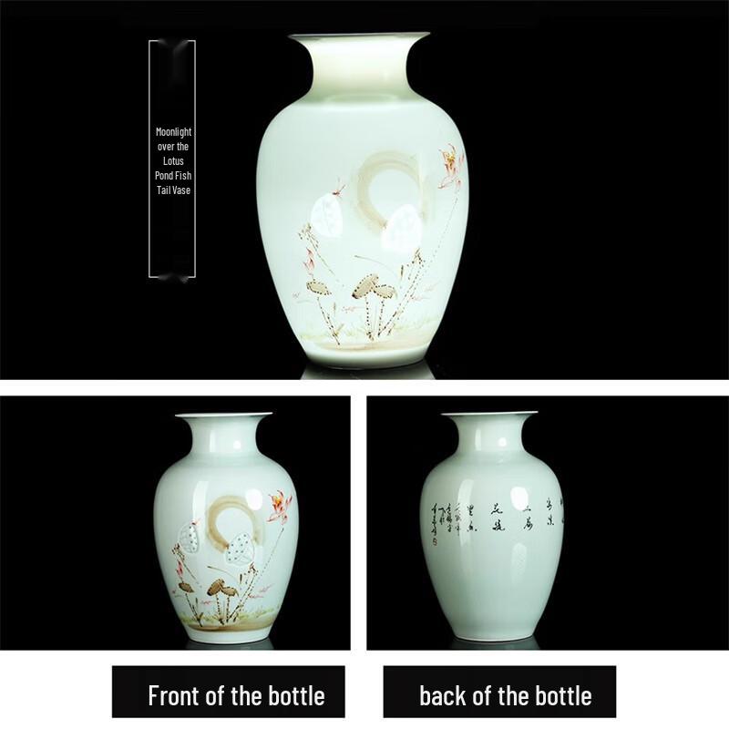 Taozhi New Chinese Hand-painted Ceramic Vase