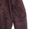 COACH With fur Nylon jacket 4 wine-red MA-1 bomber jacket Women Used