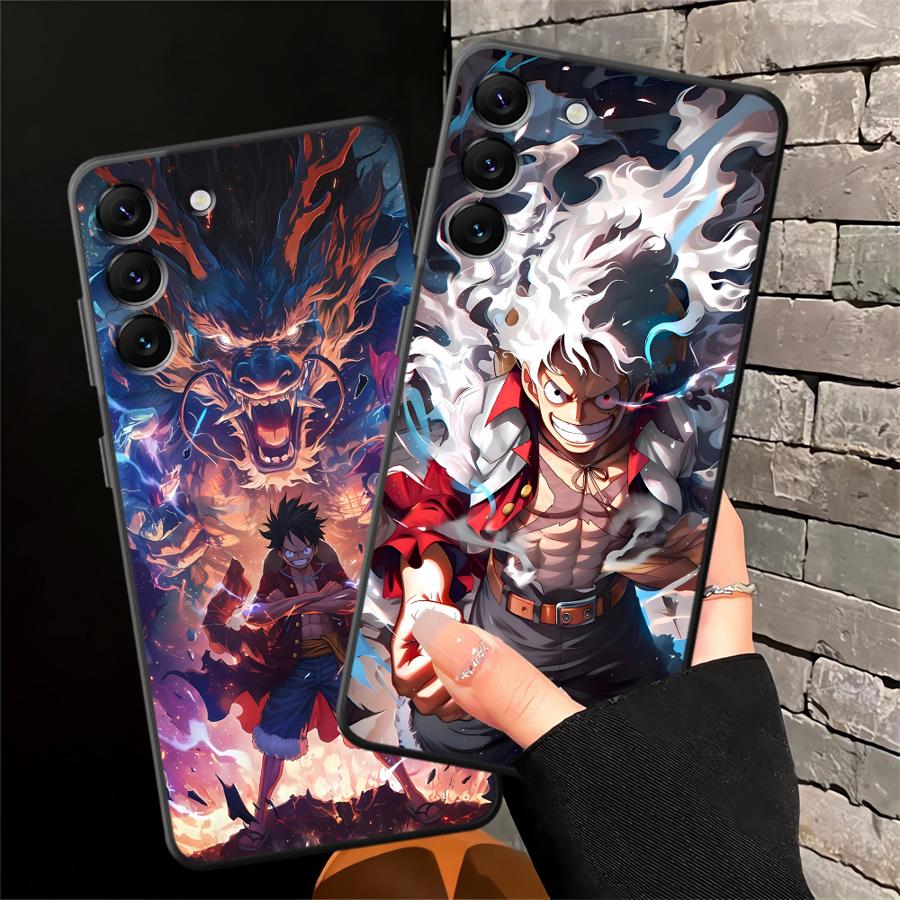Case for Samsung Galaxy A51 A52 A34 A24 A72 A73 A14 A15 A23 A54 A71 A17 A16 A12 A13 Phone Cover Cool Luffy Anime