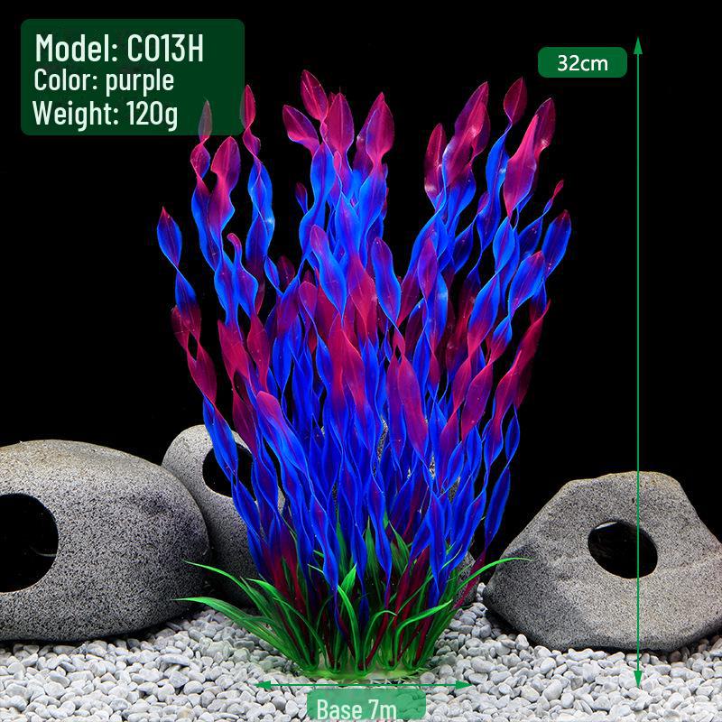 CO13H Plastic Aquarium Plant Decoration