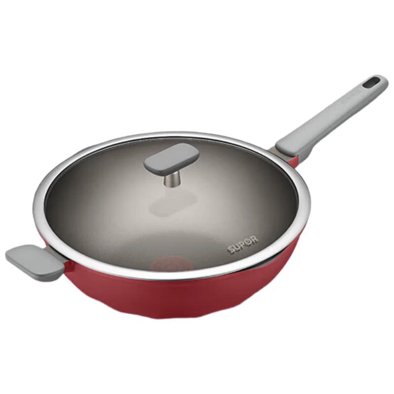 Supor Hot Red Dot 34CM Wok
