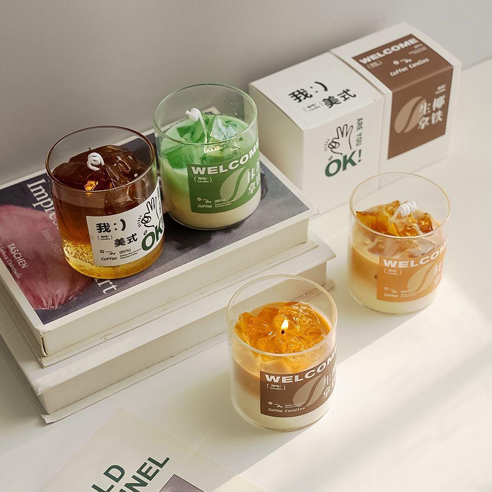 Coffee Scented Candles Holiday Fragrance Ornament Birthday Gift