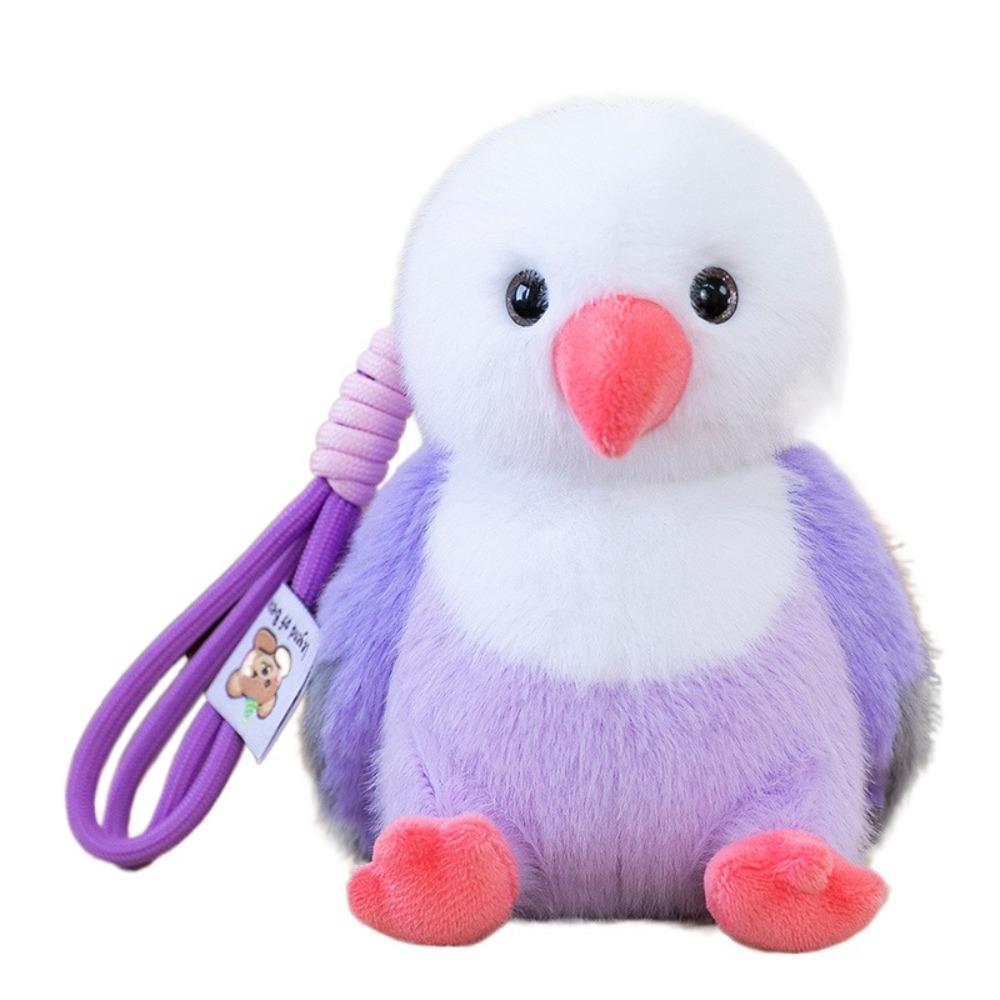 

Realistic Bird Plush Keychain Simulation Furry Birds Keyrings Bird Doll Pendant Birthday Gift Style 7