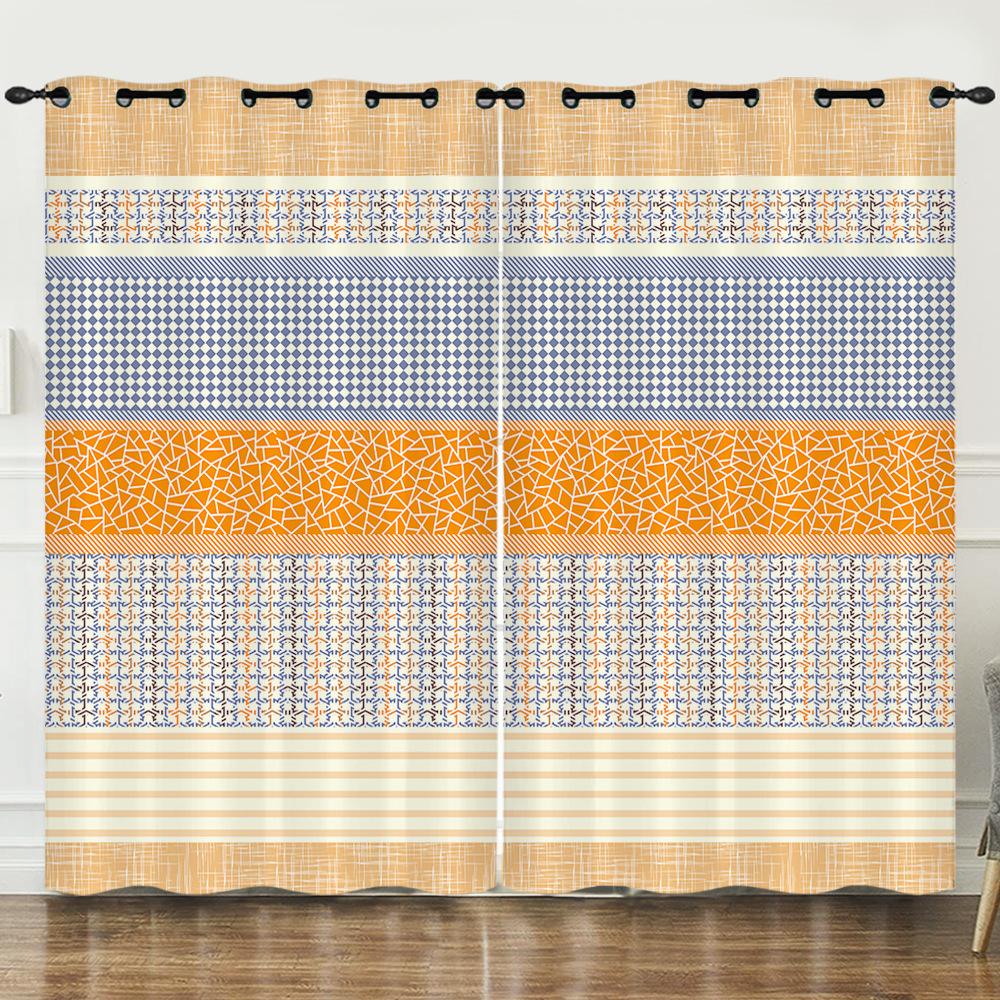 Imprimare Proaspătă 3D Imprimare Digitală Simplă Perdea Blackout Perforare