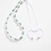 Ocean Style Shell Beads Chain Necklace for Women, Handmade Braided Adjustable Necklace, Stainless Steel Summer Beach Jewelry