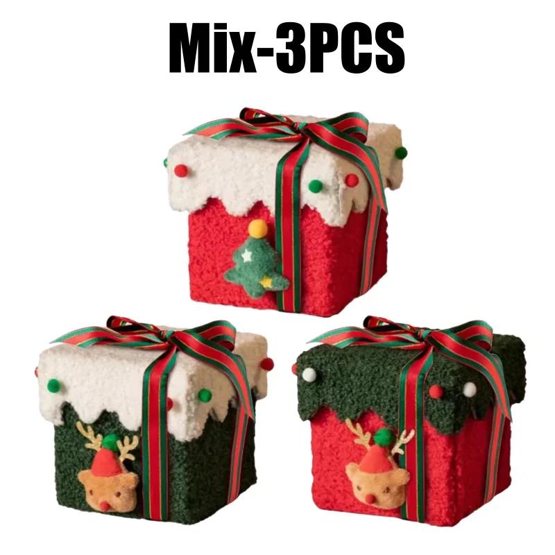 Christmas Gift Box for DIY Holiday Crafting Premium Sturdy Apple Packaging for Christmas Eve Party Decorations and Candy Present