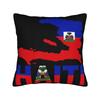 Pillow Case Haiti FlagCountry Map Soft Pillow Cover For Sofa Home Decoration Fashion Pillowcases
