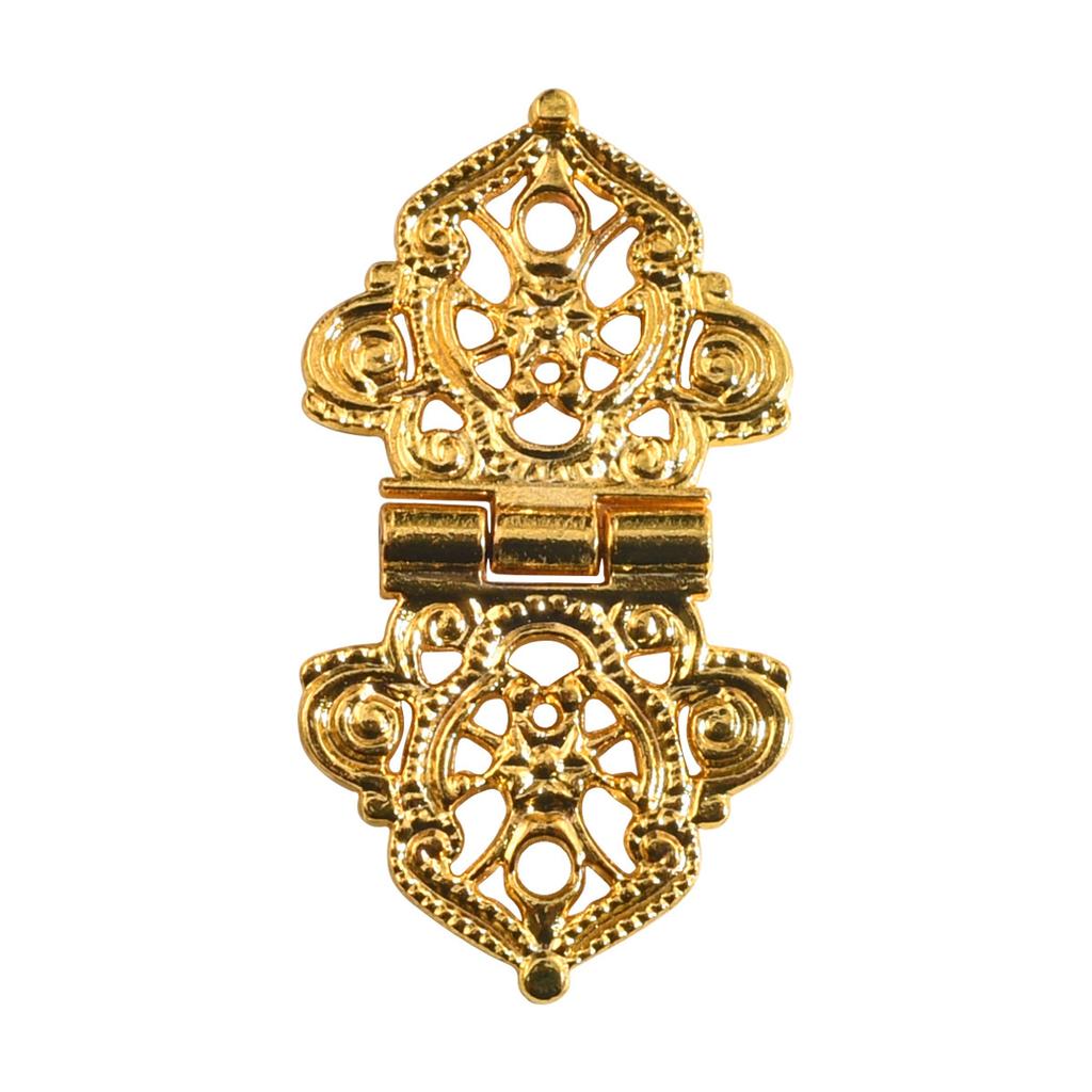 4pcs Vintage Cabinet Antique Furniture Hinge, Cabinet Drawer Door Butt Hinge for Wood Box Decorative