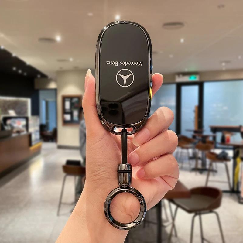 Car key case replacement cover 3buttons for Mercedes-Benz Key AMG MAYBACH 2016+ C-class E-class GLC300L E300l/E260/E350 A200 JED5