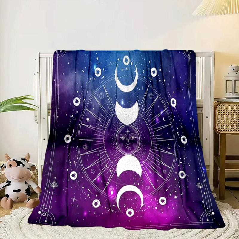 Astrological Symbols Mandala Blanket Flannel Blanket Throw Blanket Sofa Cover Blanket Soft Premium Blanket Picnic Blanket Tv Blanket Gifts