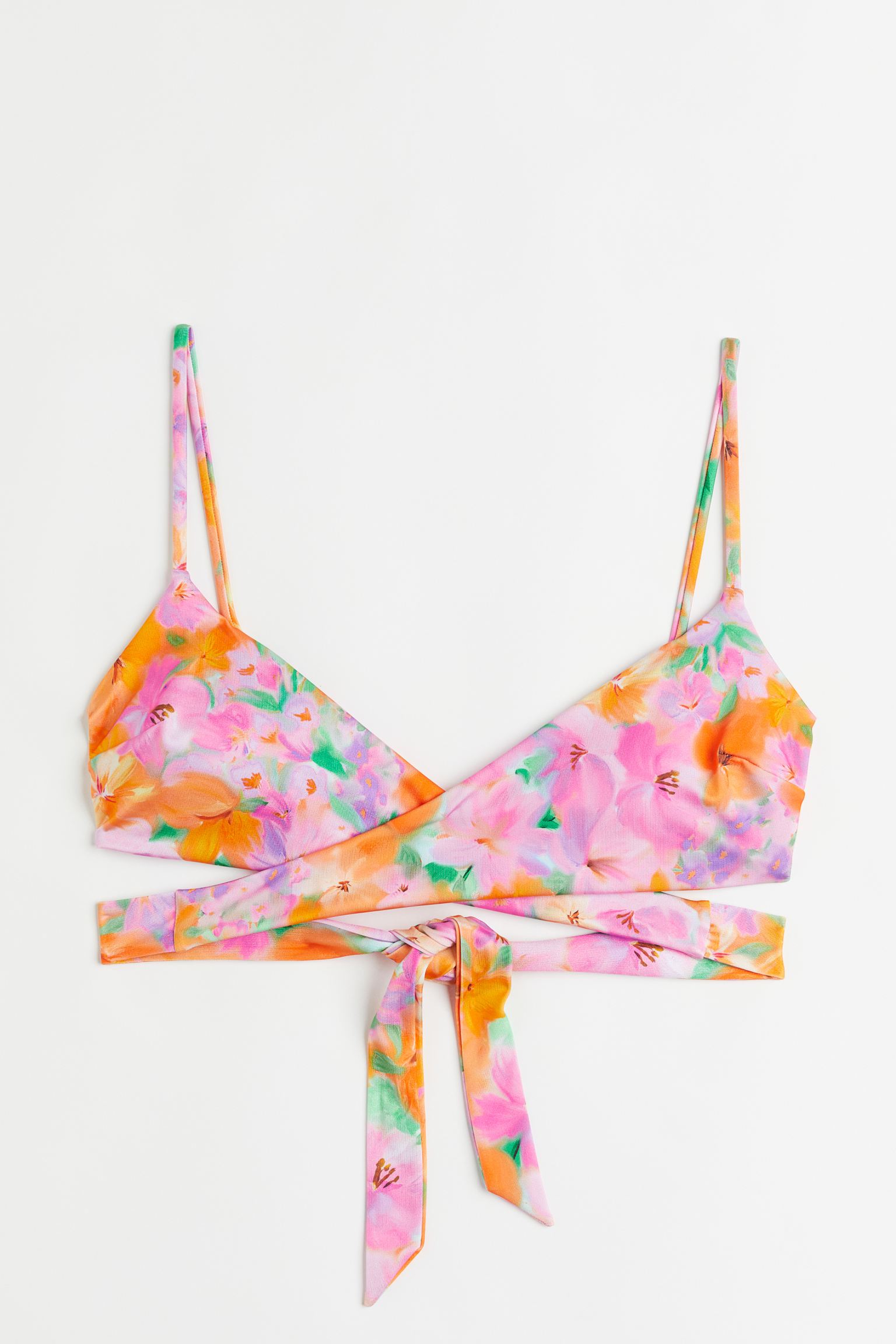 

Tie-detail bikini top