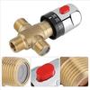 Hot and Cold Control Thermostatic Mixing Valve Solid Brass Shower System Valve  Bathroom Faucet