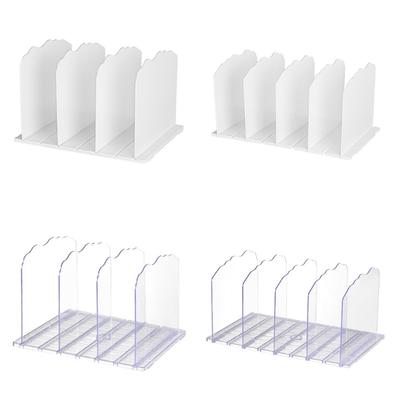Versatile Closet Shelf Organizers Divider Bedroom and Craft Room Shelf Divider Effective Bags Storage Stand Holder Rack