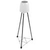 Metal Solar Floor Lamp Solar Powered Plant Stand Easy Assembly IP54 Waterproof Outdoor Floor Lamp for Garden Patio Yard