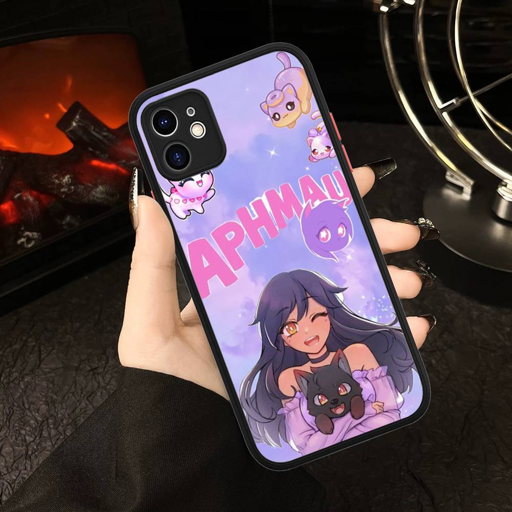 

Aphmau Cute Girl Funny Phone Case For IPhone 16e 16 15 14 13 12 11 Pro Max X XS Max Plus Matte Clear iphone 12 pro