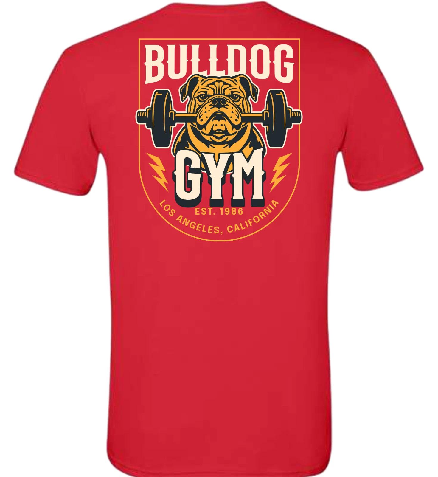 

Bulldog Gym Los Angele California Short Sleeve T-Shirt 4XL