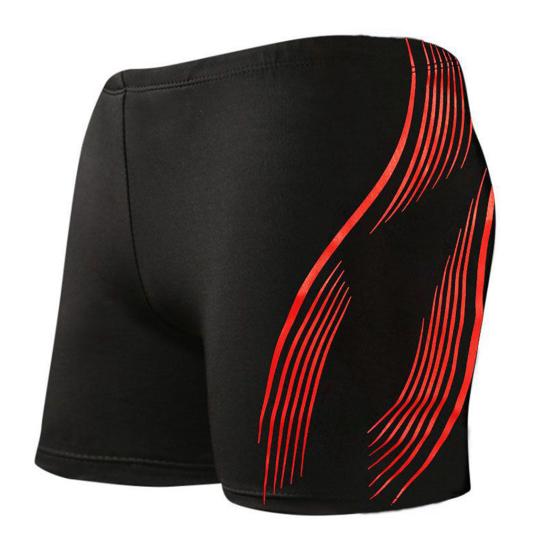 Erkekler yüzme şortu İpli Elastik Bel Yumuşak Hızlı Kuru Nefes Slim Fit Renk Eşleştirme Orta Bel Banyo Boksörler Sörf Su Sporları