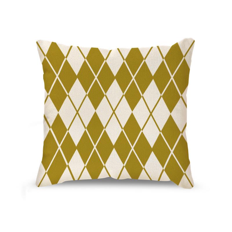 

Простая Современная Геометрическая Наволочка Лен Лепестковые Полосы Однотонная Смешанный Дизайн Подушки 45 * 45 without core