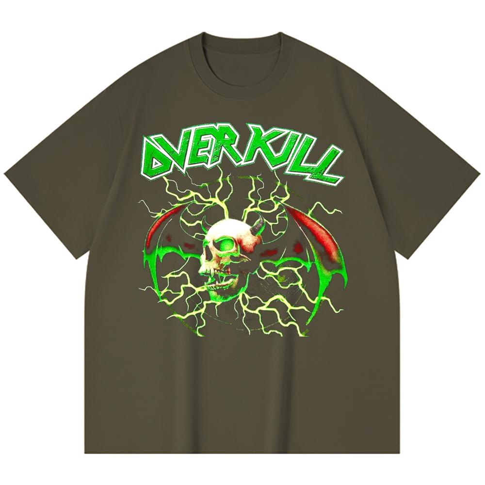 230 g/m² 100% Bavlna T-shirt Heavy Metal Rocková Kapela Tisk Populární Hudby Unisex Těžký Bavlněný T-shirt