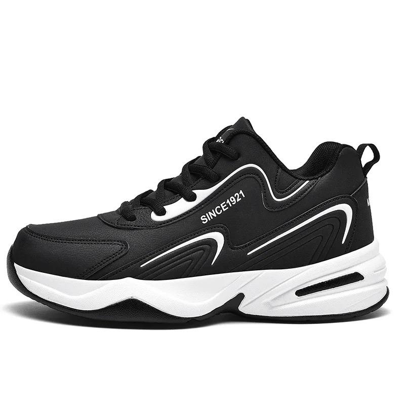 Herren Sport Laufschuhe Outdoor Walking Weiche Lässige Sneaker Modedesigner Leder Sneaker Wasserdicht Herren Tennis Masculina
