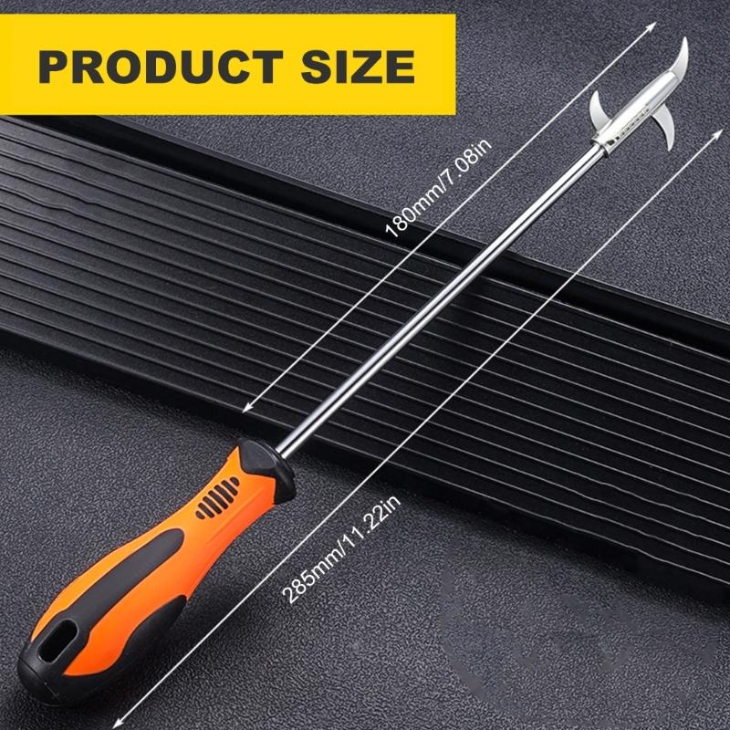 Alloy Tire Grooves Cleaner With Rounded Tip Design Nonslip Handle For Driver Mechanics And Off Road Vehicle Owners