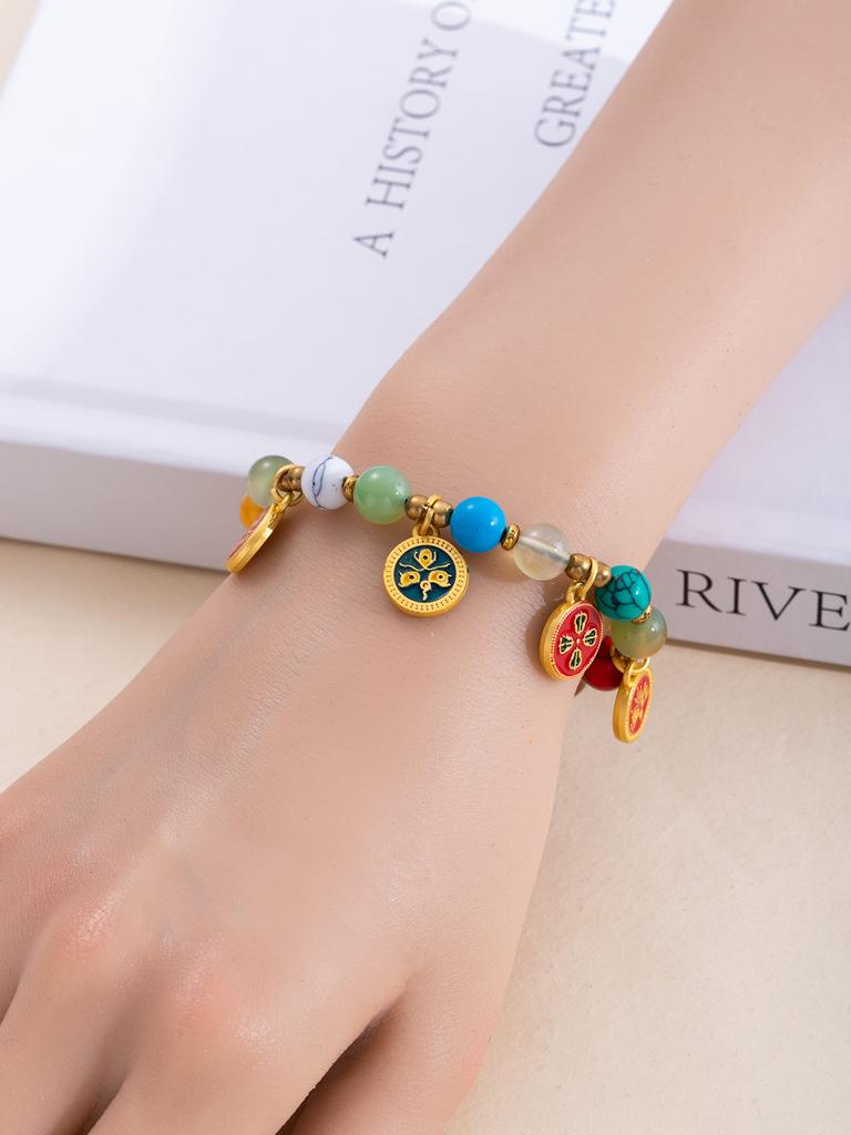 Retro Ethnic Style Tibetan Bracelet, Hand-Woven Nepalese Hand Rope, National Style Bracelet, Scenic Hand Jewelry.