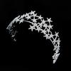 Strass-Stern-Haarreif Haarreif Diadem Krone Braut Hochzeits-Haarschmuck