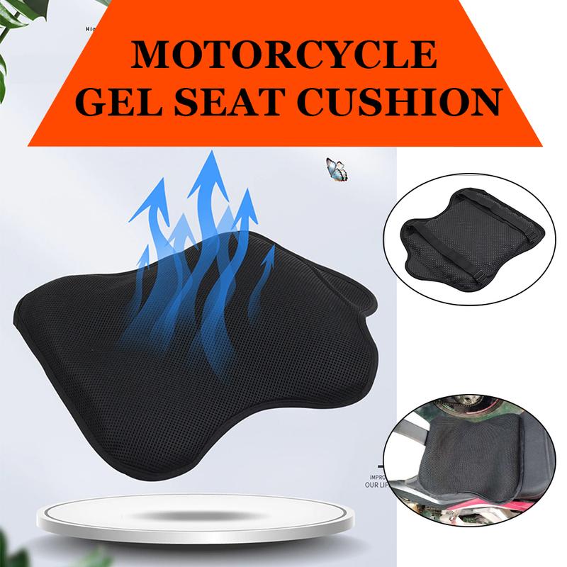 Pressure Relief Anti Slip Universal Comfortable Seat Cover Motorcycle Seat Cushion Gel Honeycomb Motorbike Accessories Gel Guard