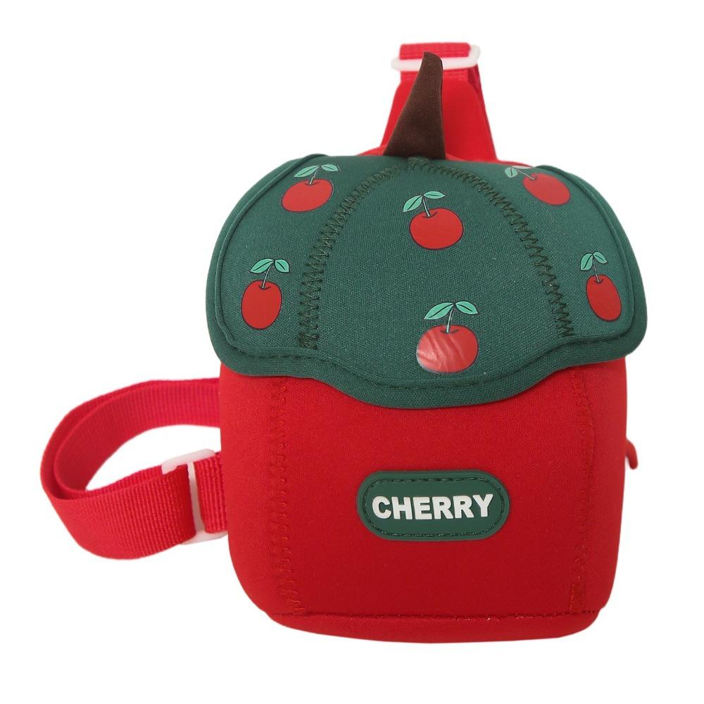 Strawberry Children Backpack Cloth Students Chest Bag Cute Children's Crossbody Bag  Travel