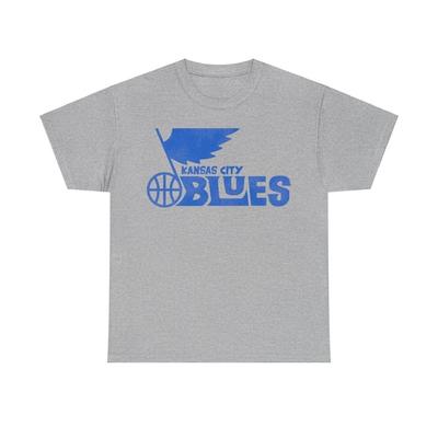 T-shirt Nostalgica Retrò Squadra di Pallacanestro Kansas City Blues