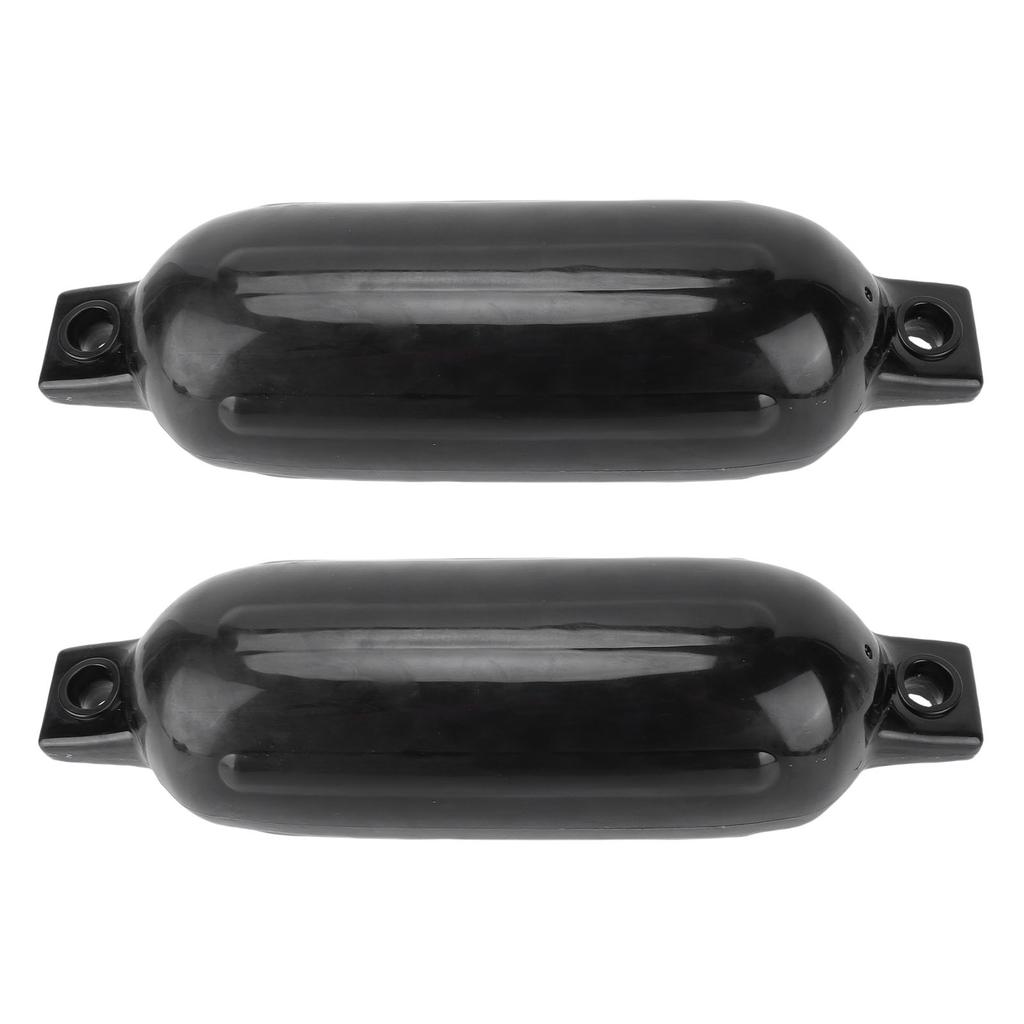 Aufblasbarer Bootsfender PVC Leicht Tragbarer Bootsanlegefender mit Schwarzem Seil für Yachtschiffe