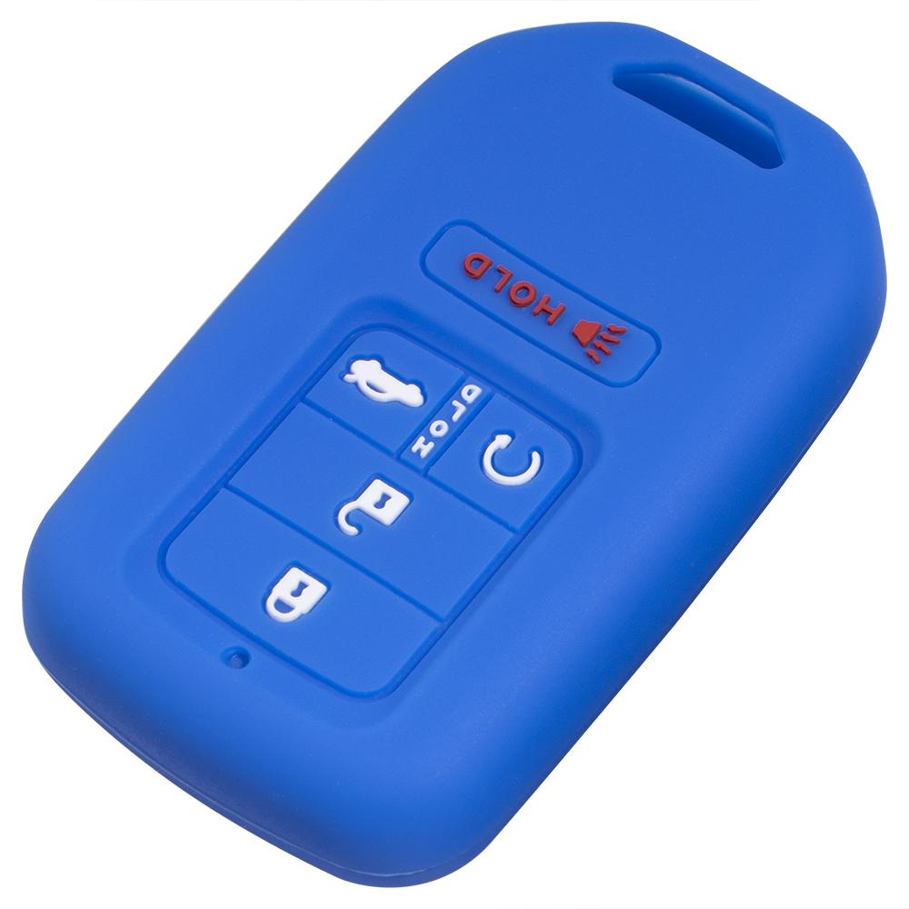 Silicone Remote Key Cover Protective Case Fob For Honda Accord Pilot Civic 5 Button Keyless Entry Remote Starter