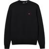 Levis Simple Comfortable Versatile Loose Long Sleeve Knit Sweater Men tops Black 0002E-0001