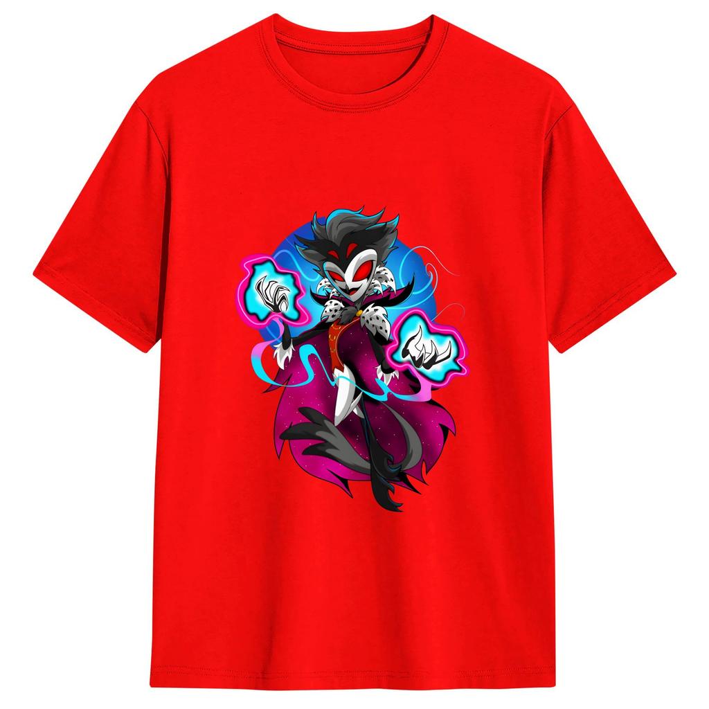 Vintage Helluva Boss Tshirts Unisex Crewneck 100 Cotton T Shirts Short Sleeve Tees Printed Tops