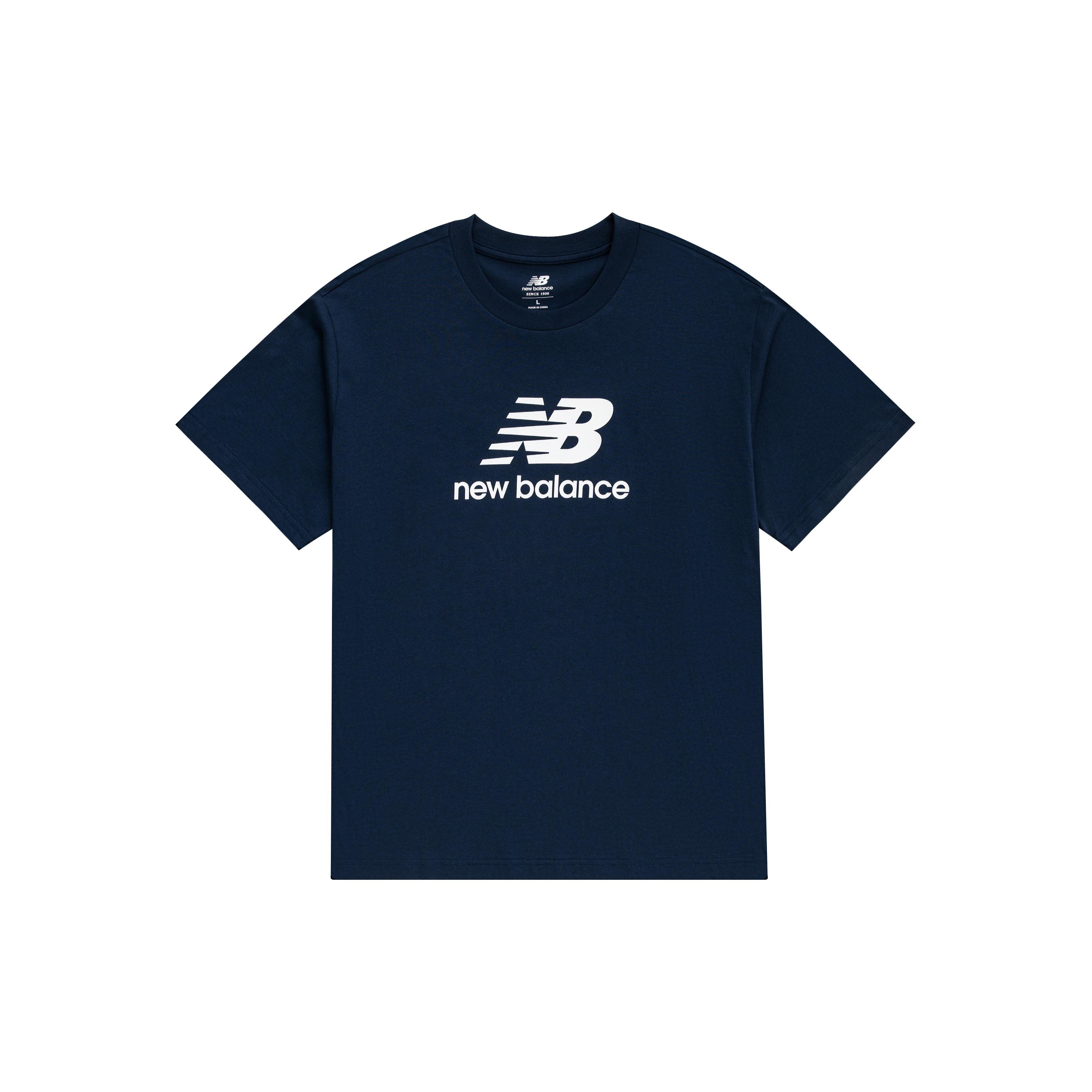 New Balance Essential Logo T-shirt Asia Sizing  Navy  Men s AMT31541-NNY L