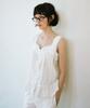 GREENBUTTER Lace Pintuck Sleeveless Blouse (Ivory)