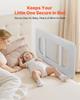 Toddler Bed Rail, Kids Beds Guard Rail with Reinforced Iron Pipe and Oxford Cloth, Adjustable Height Bed Side Railing, Portable Guard Bumper Barrier