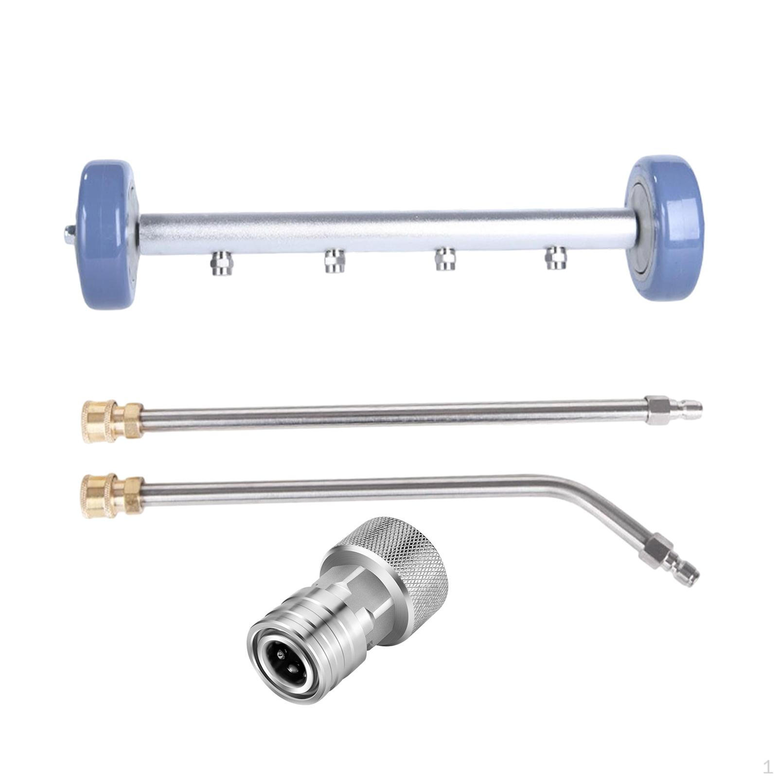 Pressure Washer Undercarriage Cleaner, Underbody Car Wash Water Broom, Universal, with 2 Extension