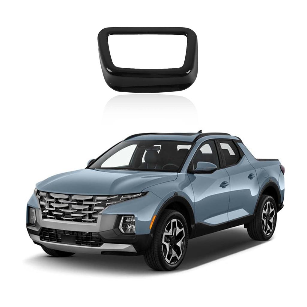 Headlight Switch Panel Cover Trim Compatible with H-yundai Tucson/Santa Cruz 2022-2024, ABS Car Headlight Switch Button Frame Cover Decor Accessories