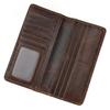 Genuine Leather Long Bifold Wallet for Men Classic Clutch Wallet with Phone Pocket Multi Card Slots Large Capacity Men Purse for Daily Use