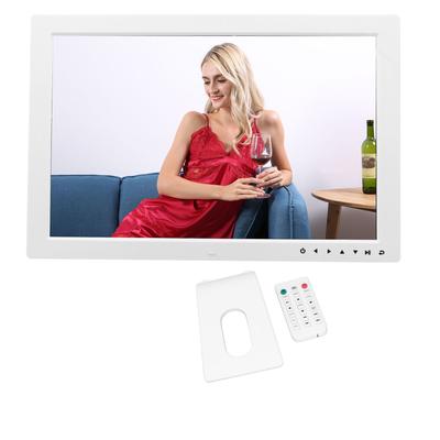 17 Inch Digital Photo Frame Touch Key Multifunctional Video Picture Play Music Clock Calendar