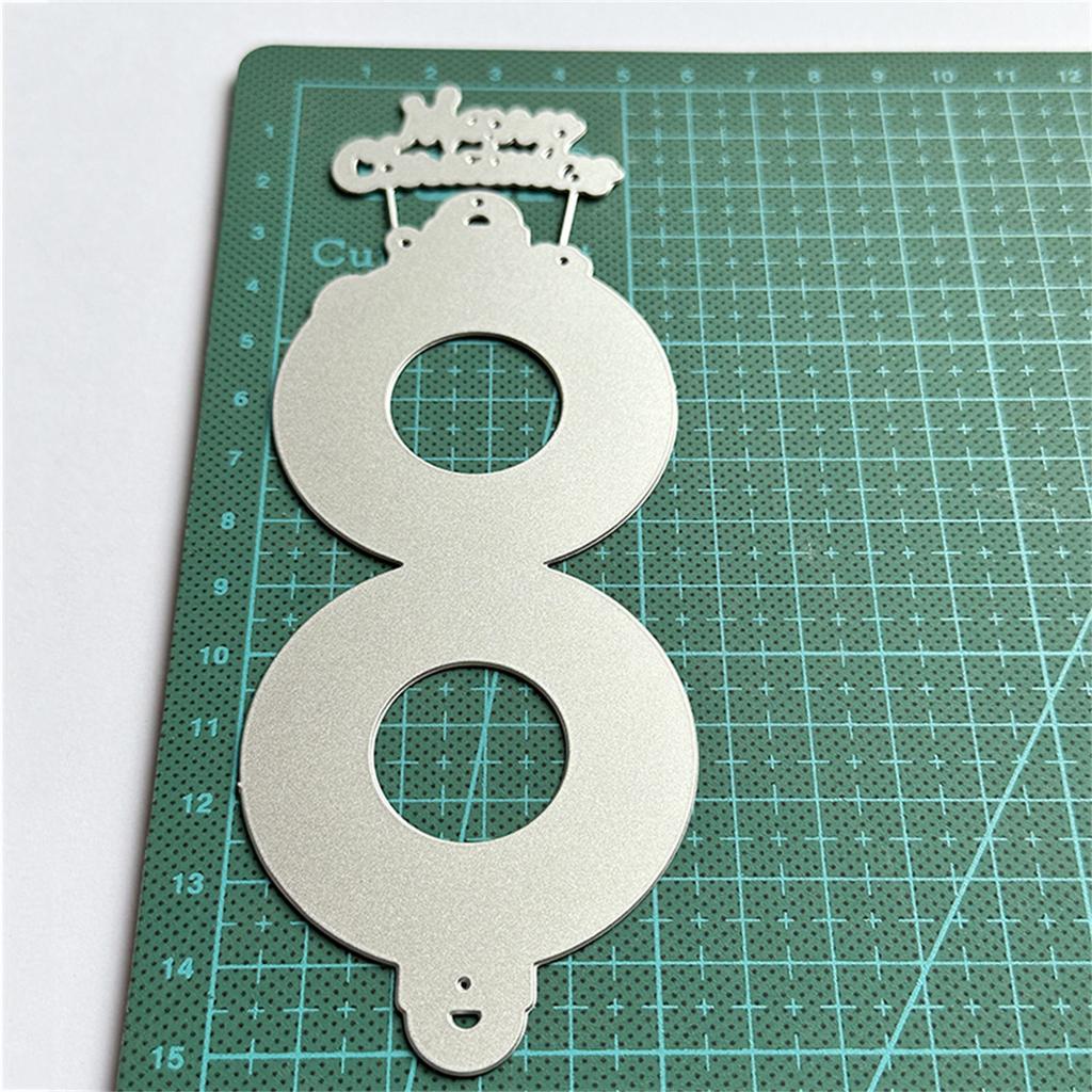 Fustelle Campane di Natale Stampi in Metallo per Goffratura di Natale per Creazione Biglietti di Compleanno Scrapbooking Fai-da-te Stencil Stampo