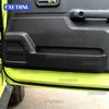Suede PU Leather Carbon for Suzuki Jimny Nomade 2018-2025 5-Door Car Door Anti-kick Pad Pad Accessories Door Protect