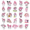 50PCS Sanrio My Melody Stickers - Cute Anime Peripheral Decals for Scrapbooking  Personalized Decorative Stickers for Journals