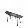 Skateboard-Style Portable Solid Wood Folding Table for Camping and Outdoor Use