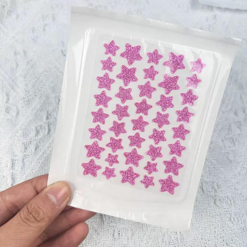 Official Star Acne Patches - 40 Clear, Invisible Hydrocolloid Patches for Pimple Absorption