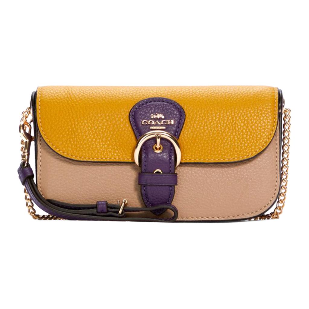 

Coach Kleo 19 Classic Vintage Pebble Leather Crossbody Shoulder Bag Women bags Orange Brown C5993-IMTAP Basic Set (Bag+Dust Bag)