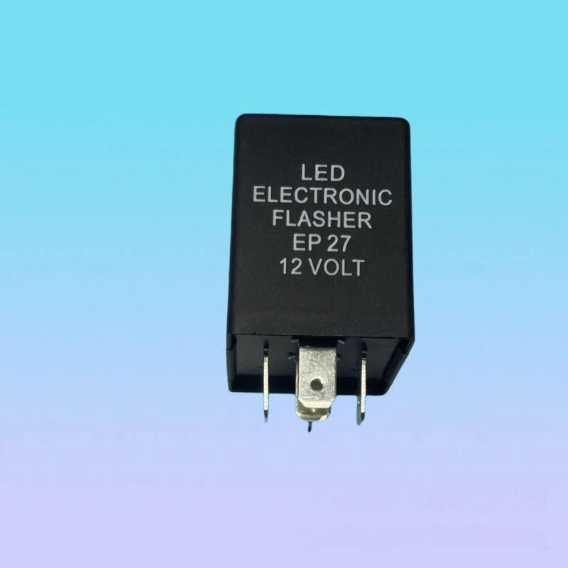 LED Electronic Flasher Relay EP27 5Pin 12V 1Pc Fix Hyper Flash Car Steering Signal Blinker for Universal Vehicles